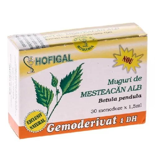 Gemoderivat Muguri de Mesteacan Alb 30monodoze Hofigal