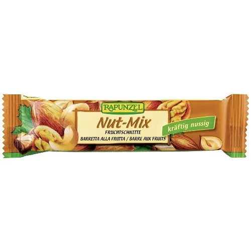 Baton cu fructe nuci si alune, 40g, Rapunzel