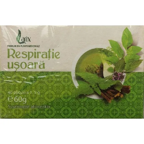 Ceai Respiratie Usoara 60gr Larix