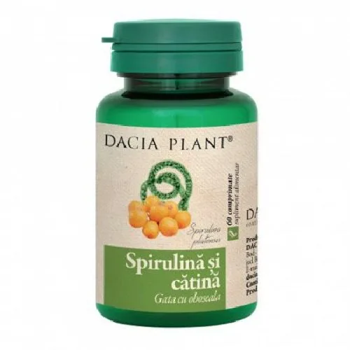 Spirulina si Catina 60cpr Dacia Plant