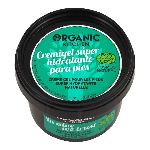 Gel-crema pentru picioare cu Aloe Vera, 100ml, Organic Kitchen