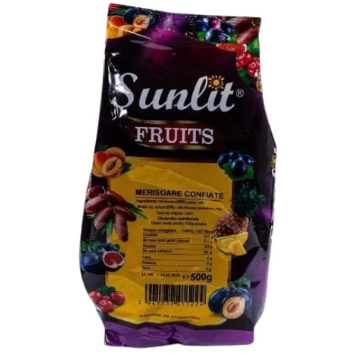 Merisor Confiat Ecologic 500gr Dried Fruit