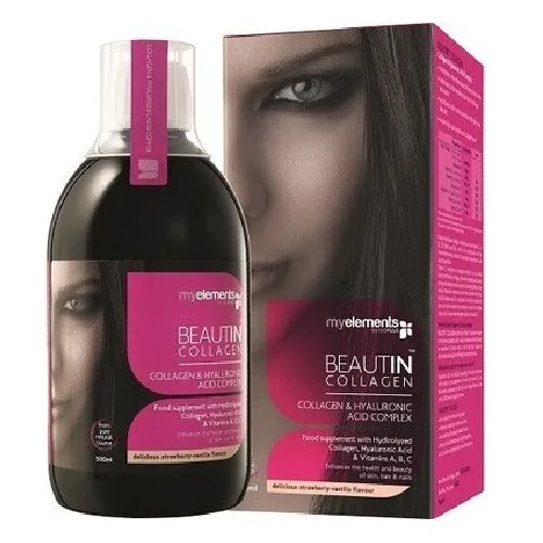 Beautin Collagen cu aroma de Mango si Pepene 500ml My Elements