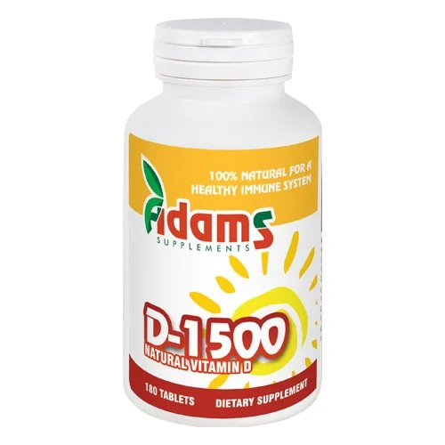 Vitamina D-1500 180 tab. Adams Supplements