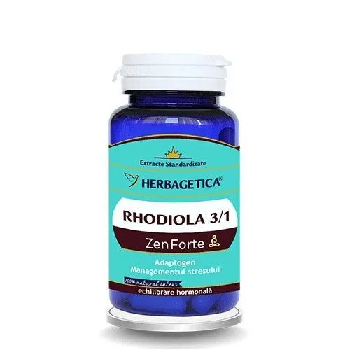 Rhodiola , 30Cps, Herbagetica