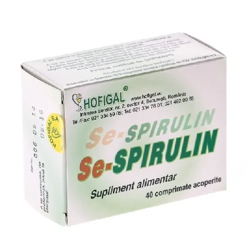 Se-Spirulin 40cpr Hofigal