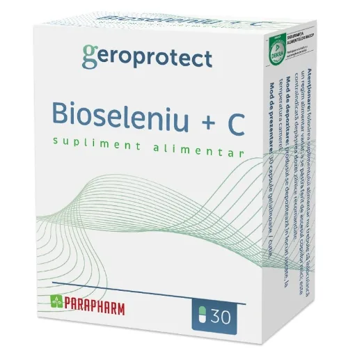 Bioseleniu+Vit C 1+1 Parapharm 30cps