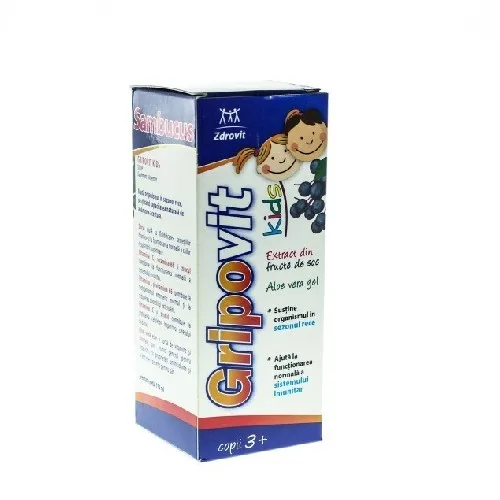 Sirop Gripovit Kids 150ml Zdrovit