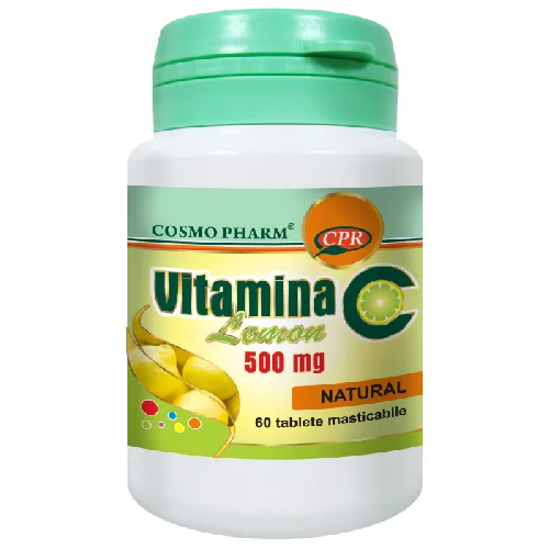 Vitamina C 500mg Lemon 60tab Cosmopharm