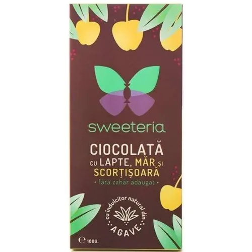 Ciocolata Lapte Mar Scortisoara 100g Sweeteria