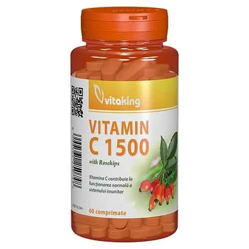 XP-Vitamina C 1500mg cu Macese 60cp Vitaking
