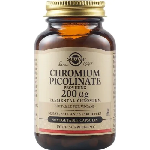 Chromium Picolinate 200mg 90cps, Solgar