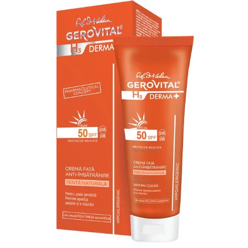 Crema Fotoprotectie SPF50 Gerovital 50ml
