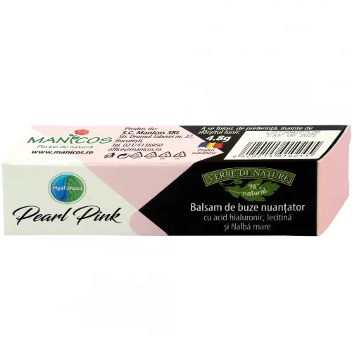 Balsam Buze Nuantator Pearly Pink 4.8g Manicos