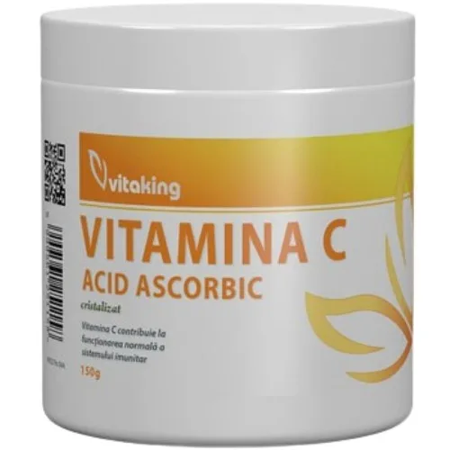 Acid Ascorbic (Vitamina C cristalizata), 400g, Vitaking