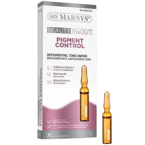 Pigment Control, Beauty In & Out, 7 Fiole x 2 ml, Marnys