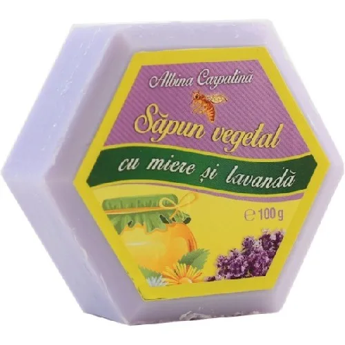Sapun cu Miere & Lavanda 100gr Albina Carpatina