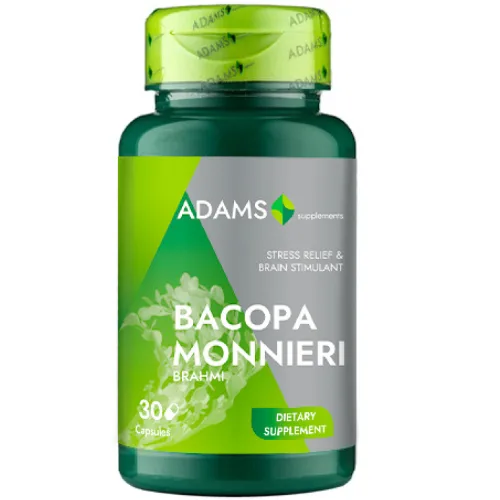 Bacopa Monnieri 350mg, 30cps, Adams Supplements