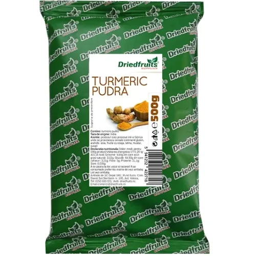 Turmeric Pudra 500gr, Driedfruits