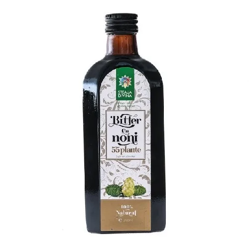 Bitter cu Noni 55plante 250ml Steaua Divina