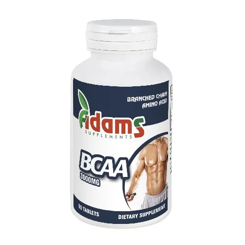  BCAA 3000mg 90tab Adams Supplements