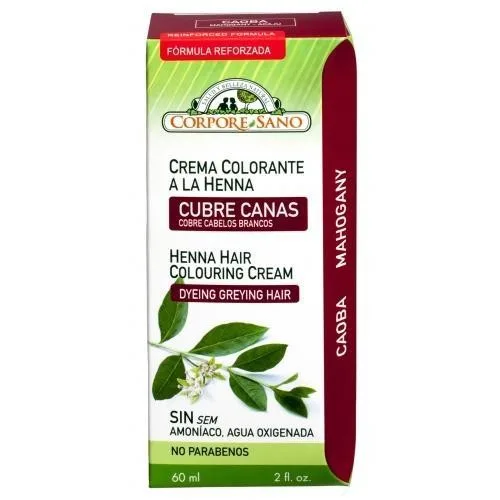 Crema Henna Semipermanenta Mahon 60ml Corpore Sano