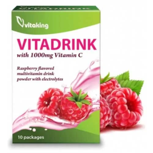 Vitadrink Zmeura 10 plicuri, Vitaking