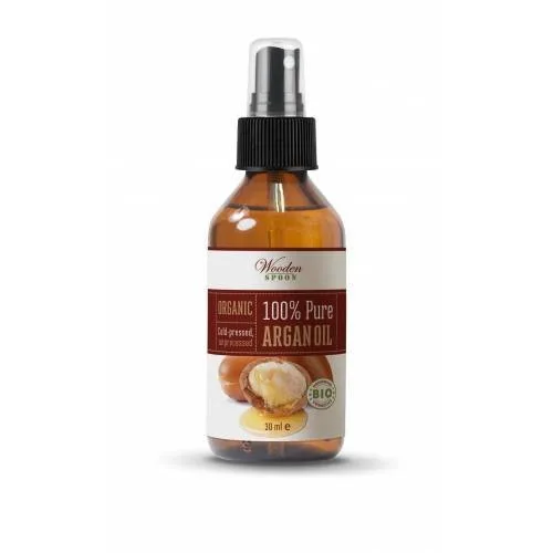 Ulei Pur de Argan cu Pulverizator Bio 100ml Wooden Spoon