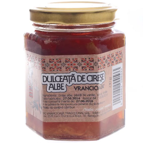 Dulceata De Cirese Albe 230g Vrancioaia