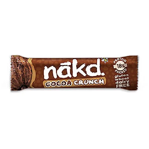 Baton Nakd Raw-Vegan cu Cacao si Proteine (Fara Gluten) 30g 