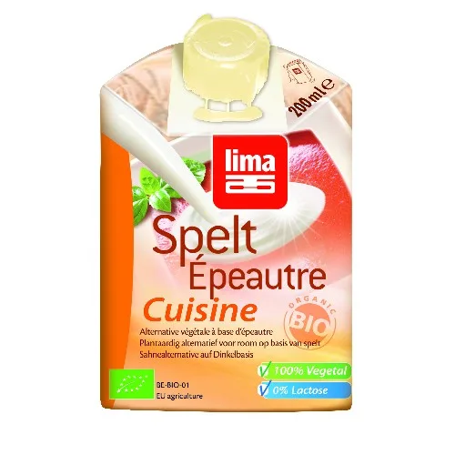 Crema (smantana) de Spelta Bio 200ml Lima