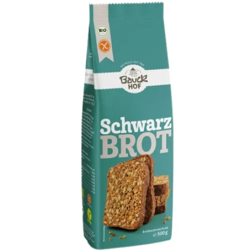 Mix Faina Eco Pt Paine Neagra Fara Gluten 500g Bauck Hof