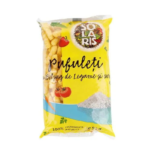 Pufuleti cu Belsug de Legume si Sare, 50g, Solaris