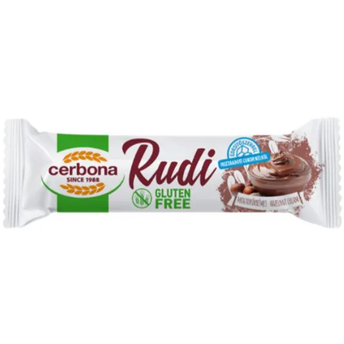 Baton Vegan de Ovaz fara Gluten cu Crema Alune 30g Cerbona