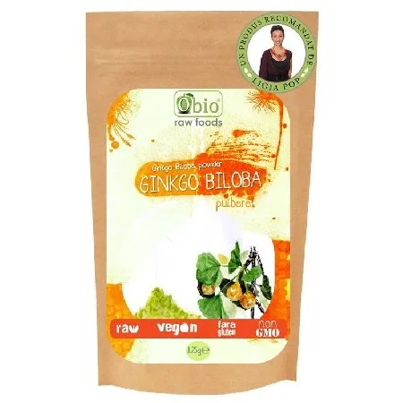 Pulbere Gingko Biloba Eco 125gr Obio