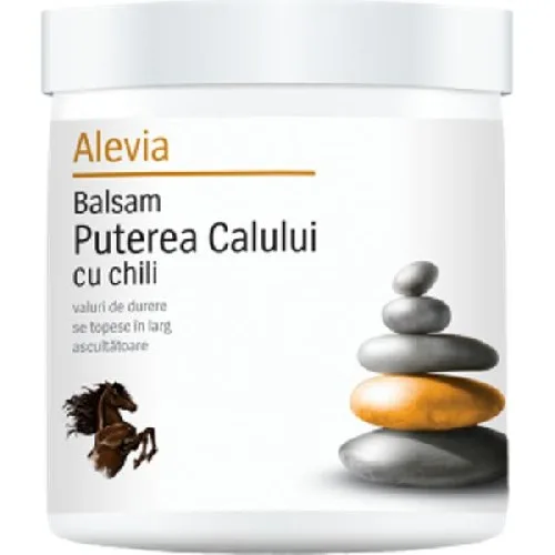 Balsam Puterea Calului Cu Chili 250gr Alevia