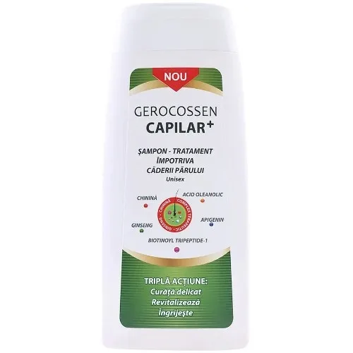 Sampon tratament impotriva caderii parului, 275ml, Gerocossen Capilar+