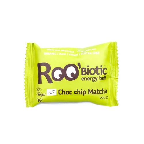 ROObiotic Bila Energetica cu Probiotice -Ciocolata si Matcha 22g