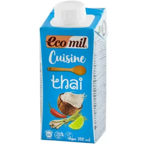 Crema Vegetala Thai Pentru Gatit Bio 200ml Ecomil