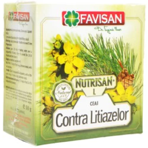 Ceai Contra Litiazelor Nutrisan L 50gr Favisan
