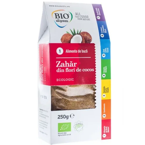 Zahar Flori Cocos Eco 250g  Bio Allgreen
