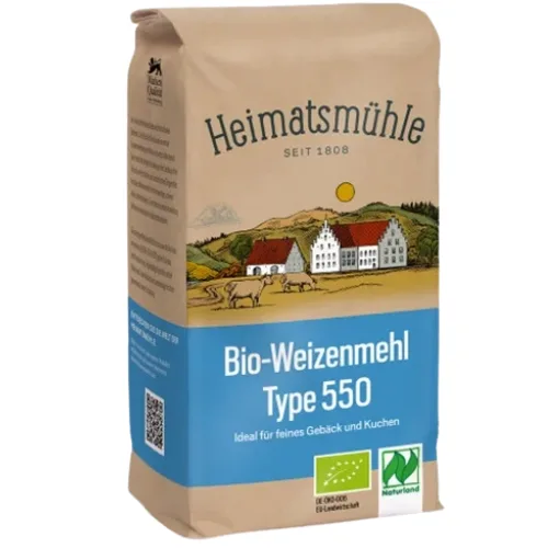 Faina Grau Bio Tip 550 1Kg, Heimatsmuhle
