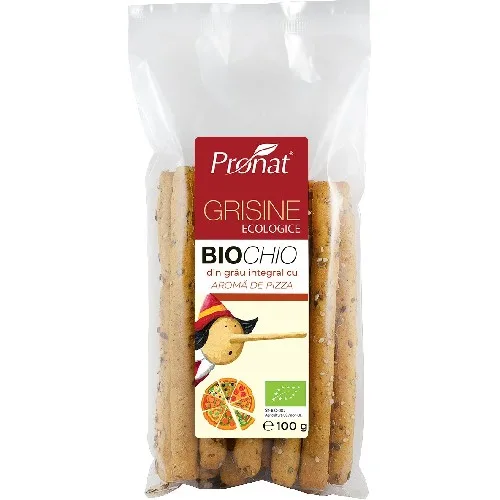 Grisine Biochio Grau Aroma Pizza Eco, 100g,  Pronat