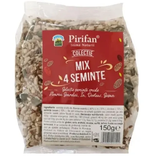 Mix 3 Seminte Bogat In Omega 3 150gr Pirifan