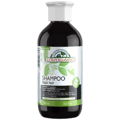 Sampon cu Henna pentru Par Negru 300ml Corpore Sano
