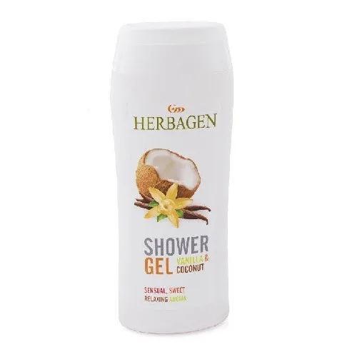 Gel de  Dus cu Vanilie si Cocos 250ml Herbagen