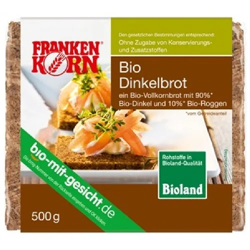 Paine cu spelta eco, 500g, FrankenKorn
