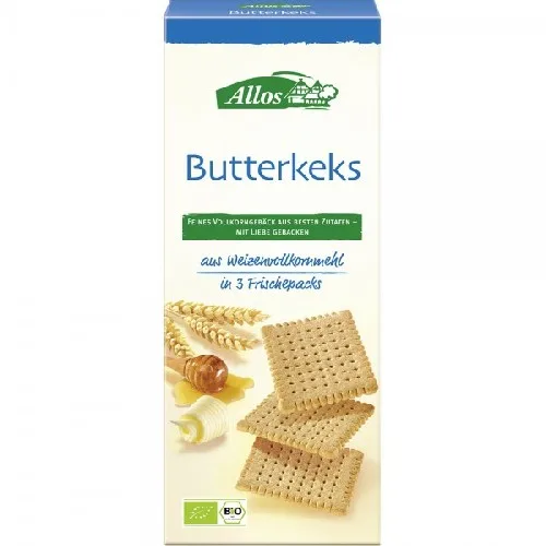 Biscuiti cu Unt si Miere Eco 150g Allos