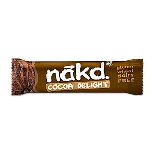Baton Nakd Raw-Vegan cu Cacao (Fara Gluten) 35g 