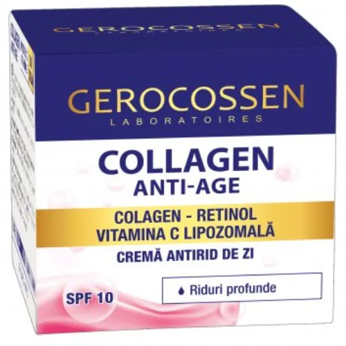 Crema Antirid Riduri Profunde SPF10 50ml Gerocossen